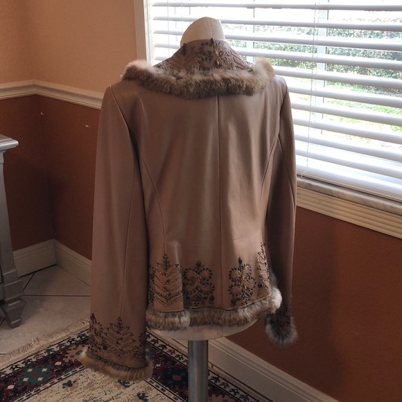 ❌SOLD❌ Leather Escada Jacket - Picture 2 of 8